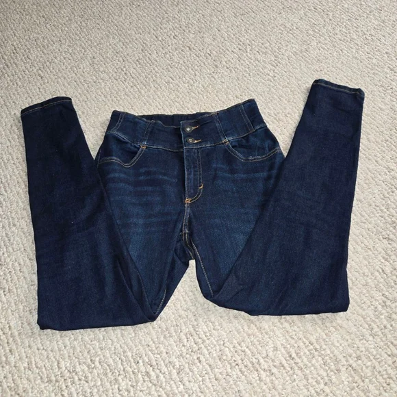 INC International Concepts Dark Blue High Rise Skinny Jeans Size 6 - Picture 4 of 6
